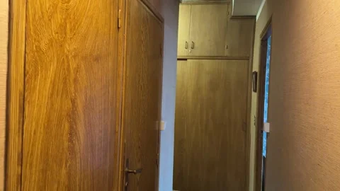 1960s apartment interior style Stock Footage 338060162