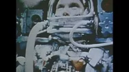 1960S: Astronaut Sits In Space Rocket. Space Rocket Prepares To Take Off. Space Stock Footage