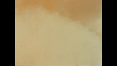 1960s: Billowing clouds of steam and smoke as the rocket launches. The Saturn Stock Footage 276428094