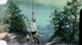 1960s Boy Jumping into SWIMMING HOLE Pool Lake Vintage Old Film Home Retro Movie HD Footage