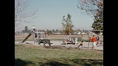 1960s: boys and girls play on Stock Video Pond5 - Main Image