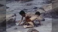 1960s Children Play Together Kids Playing at Beach Vintage Film Home Movie HD Footage