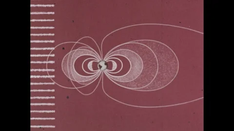 1960s: Diagram of Van Allen White Stock Video Pond5