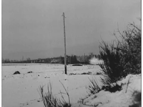 1960s-The effect of low gravity on lunar soil is researched with an Atwood type Stock Footage 75763305