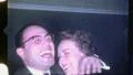 1960s Funny Man Woman Laugh COUPLE PARTY Hug Happy Retro Vintage Film Home Movie HD Footage