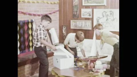 1960s Home Living Room Birthday Footage 151044577 Iconl 