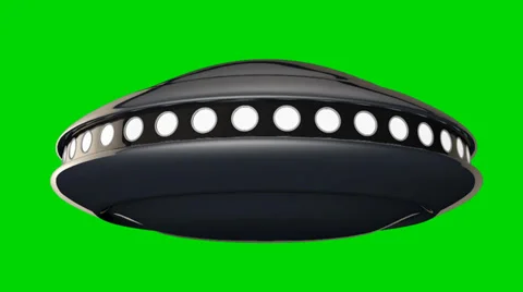 1960s Hovering Flying Saucer Stock Footage 35937498