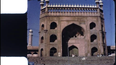 1960s India Red Fort New Delhi Vintage Old Film Movie Stock Footage 283794177