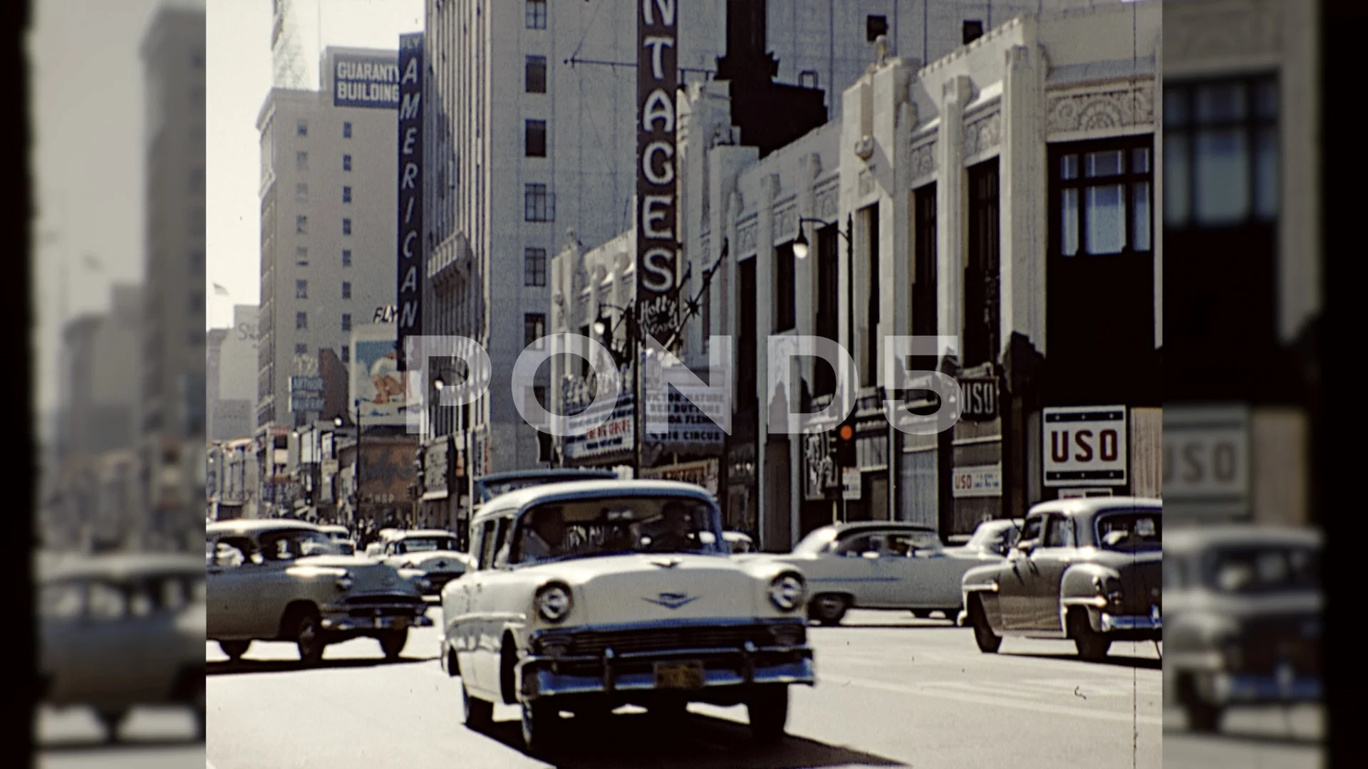 Vintage Los Angeles on X: Hollywood & Vine during the 1950s.I