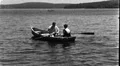 1960s LOVING COUPLE in Romantic 1st Romance Date Rowboat Vintage Film Home Movie HD Footage