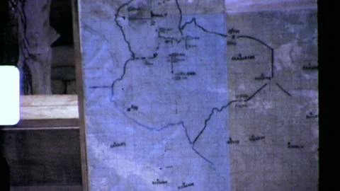 1960s Map and Sign on FSB Ripcord Home M... | Stock Video | Pond5