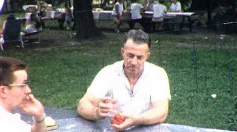 1960s Men Man Shuffling Deck of Card People PLAYING Game Vintage Film Home Movie Vidéo 63920568