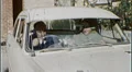 1960s Old COUPLE Car Won't Start Stalled Auto No Gas On Vintage Film Home Movie HD Footage