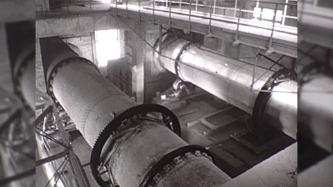 1960s Ore Processing Plant Milling Mining Grinding Vintage Film Industrial Movie Vidéo 76471153