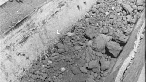 1960s Raw Ore Conveyor Refining Mining Extraction Vintage Film Industrial Movie Stock Footage 76428253