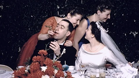 1960s Reception After BIG WEDDING Funny Stock Video Pond5