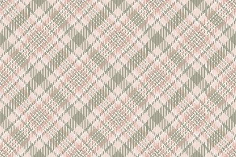 1960s seamless tartan pattern, femininity vector background check. Square t.. Illustrazione stock
