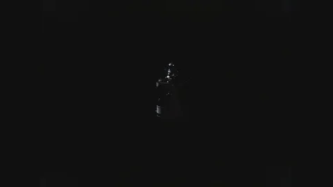 1960s: Ship spins in space. Stockbeeldmateriaal 109218911