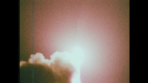 1960s: Spacecraft launches. 스톡 동영상 104881994