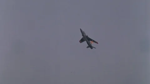 1960s Take OFF US Air Force JET FIGHTER Bomber Plane Vintage Military Movie Stock-Footage 83907756