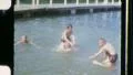 1960s Teenage Boys SWIM PLAY Goofing Off Horsing Around Vintage Film Home Movie HD Footage