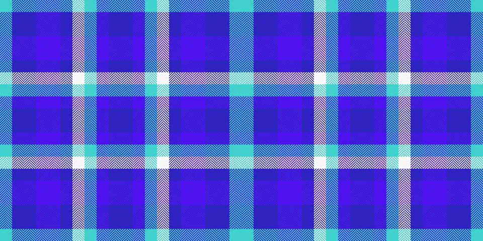1960s textile pattern check, choice vector seamless texture. Neat fabric ta.. イラスト素材