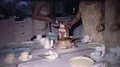 1960s Woman And Turkey THANKSGIVING Dinner Family Meal Vintage Film Home Movie HD Footage