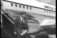 1961-1963 Universal Newsreels Reports As President Kennedy Tours Space Stations Stock Footage