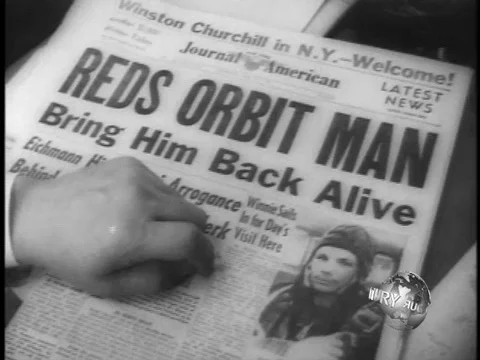 1961-61-US-Russian Space Race Stock Footage
