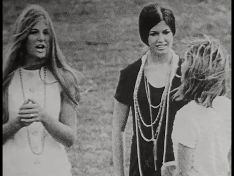 1961 _ A narrator discusses the problems of separating classes in public school Stock Footage