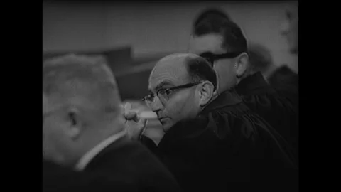 1961-Adolf Eichmann / Trial of War Criminals / Jerusalem / 1961 Stock Footage 77848153