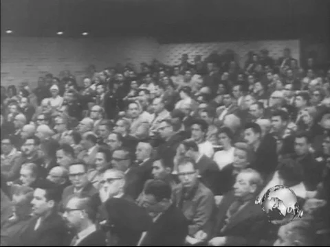 1961 | Adolph Eichman Sentenced for War Crimes Video stock 77286995