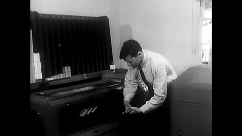 1961 - After completing basic training, a young soldier is assigned to work in Stock Footage 86908498