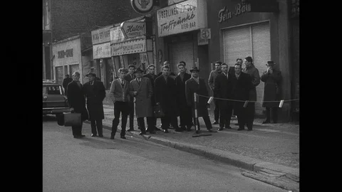 1961-Berlin / Inner German Border / Aug 30, 1961 Stock Footage