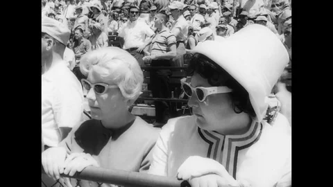 1961-Car Racing / Speedway / Indianapolis / USA / 1961 Stock Footage