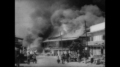 1961-Civil War / Laos / 1961 Stock Footage