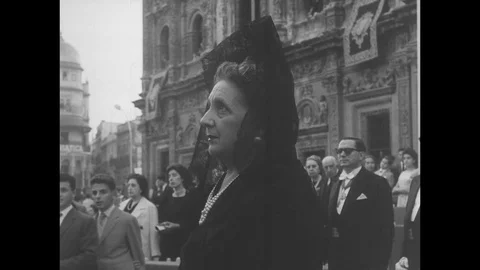1961-Holy Week / Seville / Spain / 1961 Stock Footage