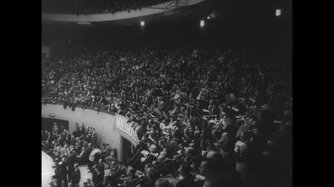 1961-Millrose Games / Athletics / New York City / USA / 1961 Stock Footage
