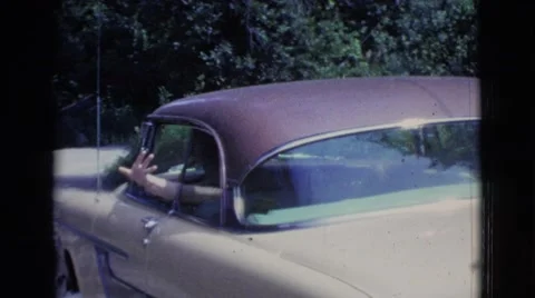 1961: a nice drive in the country CLARKSDALE, ARIZONA Stock Footage