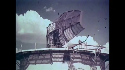 1961 - Shots of various types of radar equipment and signal techniques in signal Stock Footage 85229161