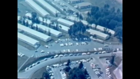 1961 - The Space Track in Bedford, Massachusetts keep track of all man-made Stock Footage