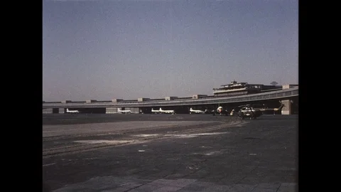 1961-Tempelhof International Airport / US Army / 1961 Stock Footage