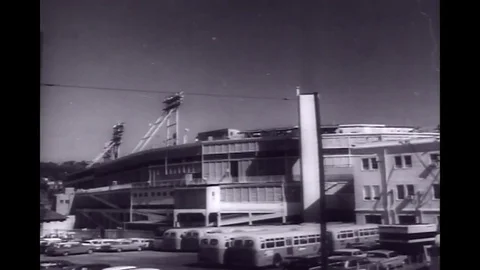 Great American Ball Park entrance at Nig, Stock Video