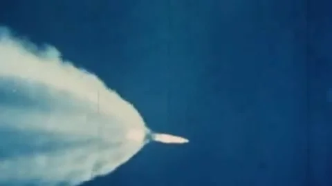 1962.. B 58A ESCAPE CAPSULE, CHIMP AND MAN EJECTIONS (17) Vídeos de archivo 236663252