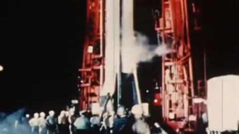 1962.. B 58A ESCAPE CAPSULE, CHIMP AND MAN EJECTIONS (2) Vídeos de archivo 236663258