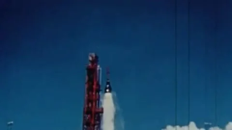 1962.. B 58A ESCAPE CAPSULE, CHIMP AND MAN EJECTIONS (7) Vídeos de archivo 236663386