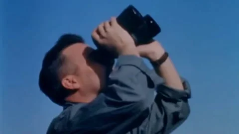 1962.. B 58A ESCAPE CAPSULE, CHIMP AND MAN EJECTIONS (75) Video stock 236663399