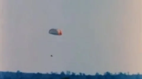 1962.. B 58A ESCAPE CAPSULE, CHIMP AND MAN EJECTIONS (86) Stock Footage 236663429