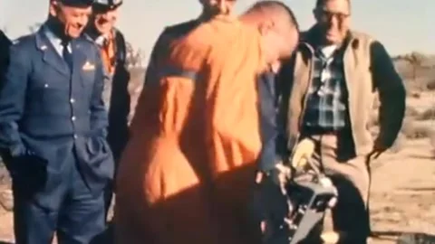 1962.. B 58A ESCAPE CAPSULE, CHIMP AND MAN EJECTIONS (97) Vídeos de archivo 236663459