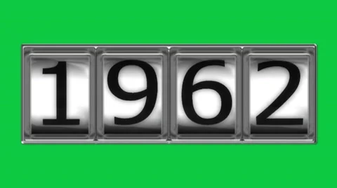 1962 on billboard Stock Footage 10599284